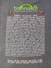 Bonnaroo Music & Arts Festival 2018 T-Shirt Gray Men’s Size XL – Eminem + More