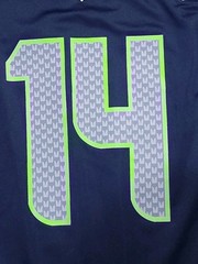 Nike Seattle Seahawks DK Metcalf #14 Jersey Mens XXL 2XL Navy Blue Football