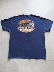 Harley-Davidson Men T-Shirt XL Regular Fit Navy Blue Cottton Tee Vintage Biker