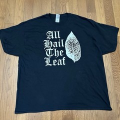 Men’s “All Hail the Leaf” JR Tobacco Cigar Black Shirt Size 3XL