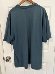 Carhartt Blue Solid Pocket Logo Short Sleeve Crew Neck T-Shirt Men 2XL