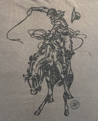 VTG Marlboro Country Store Pocket Shirt Cowboy Horse Western Rodeo XL DISTRESSED