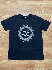 Aum OM Peace YOGA Zen Meditation yinyan Hindu Men Unisex T-shirt 2XL cotton USA
