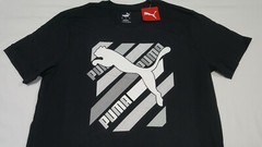 PUMA Mens Cat Brand Graphic Relaxed training fit Puma Black