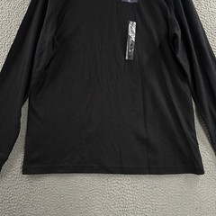 Croft & Barrow Mens Shirt Black Size Medium Turtleneck Easy Care Cotton Blend