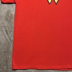 Wonder Woman Logo Graphic T Shirt Mens Large Red Retro DC Justice League Tee