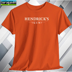 Hendrick’s Gin Cocktails Log T-Shirt Black Navy White Grey Red Orange Size S-5XL