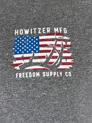 Howitzer Style Men’s T-Shirt FREEDOM HUNT Military Grunt MFG