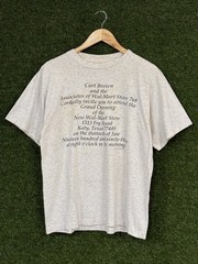 Vintage Walmart Store Opening Katy Texas Grey Tee Large