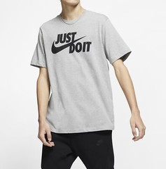 Nike Sportwear Just Do It Graphic T-Shirt Dark Grey Heather Men’s S AR5006-063