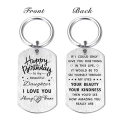 Daughter Birthday Gifts Adult Teen, Happy Birthday Daughter Gift Ideas Keychain
