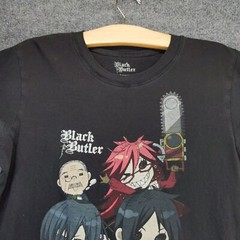 Funimation Black Butler Anime T Shirt Size Small Black Grell Graphic
