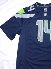 Nike Seattle Seahawks DK Metcalf #14 Jersey Mens XXL 2XL Navy Blue Football