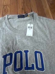NWT Polo Ralph Lauren 3LT 3XL Tall Logo Basic Cotton Tee Tshirt Grey