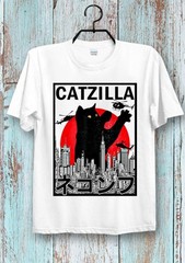 Catzilla King Of Pawster Paws T-Shirt Cool Ideal Tee Top Cat Kitten