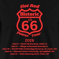 Hot Rod Power Tour 2026 | US Car Show | Historic Route 66 Men’s T-Shirt