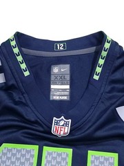 Nike Seattle Seahawks DK Metcalf #14 Jersey Mens XXL 2XL Navy Blue Football