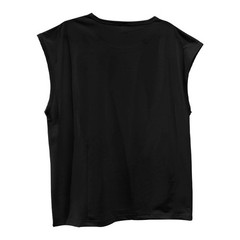 Men’s Loose Short Sleeve T-Shirt round Neck Sleeveless Casual Breathable Summer