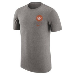 Men’s Nike Heather Gray Texas Longhorns Retro Tri-Blend T-Shirt