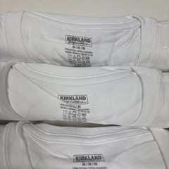 Kirkland Mens 5 pack White 100% Cotton Crew Neck T-shirt, Medium M