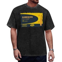 Dominion 22 Savage Ammo Box Vintage Style T-Shirt Mineral Wash Black Tee