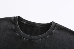 100% Cotton Oversized T-Shirt, Smoke Hand Art Vintage Streetwear Unisex Tee