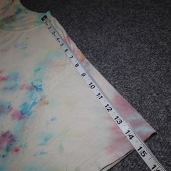 Hanes Tie Dye Short Sleeve Comfort Soft T-Shirt XL Pastel Pink Blue Yellow