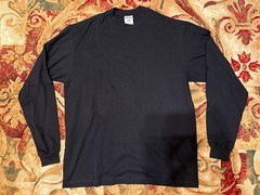 Shaka Wear Super Max Heavy Long Sleeve T-Shirt Black Size XL