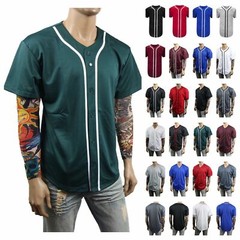 Men Baseball T-Shirt Jersey Plain Team Uniform Sports Raglan Fashion Activewear