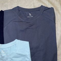 Athletic Fit Blues Shirts 3 Pack Large Men