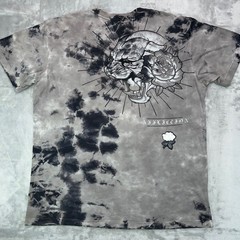 AFFLICTION Graphic T-Shirt Men’s XL Gray Tie Dye Panther Rose Y2K Biker MMA USA