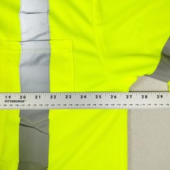 PIP Hi-Vis Shirt Mens 2XL Safety Yellow Short Sleeve Reflective Tape Class 3