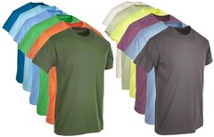 BILLIONHATS 24 Pack Mens Cotton Short Sleeve Lightweight T-Shirts, Tees for Guys