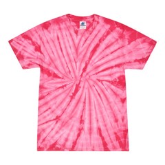 Multi-Color Tie Dye T-Shirts, Kids & Adults Short Sleeve Cotton Colortone