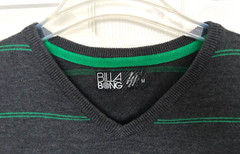 VTG BILLABONG SURF/SKATE Stripe Shirt – OLD LOGO – COTTON BLEND WASHABLE Men’s M