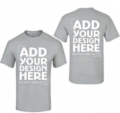 Custom Gift T-Shirt Personalized Photo Text Print For Family Friends Birthday