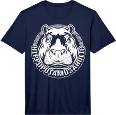 Work Animal and Party Hippo and Hippoaholic Performance T-Shirt