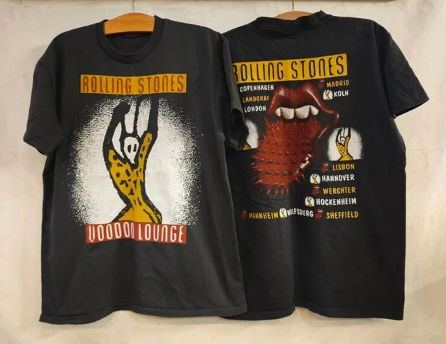 Vintage Rolling Stones Voodoo Lounge 94-95 World Tour 90s Band Shirt REPRINT
