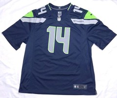 Nike Seattle Seahawks DK Metcalf #14 Jersey Mens XXL 2XL Navy Blue Football
