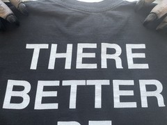 Assholes*s Live Forever- There Better Be $luts T Shirt Sz M Black ALF Funny Tee