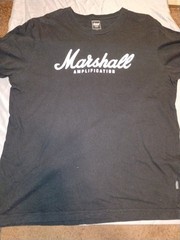 Marshall Amplification Black T-Shirt XL Guitar Amps Official Merch