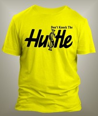 Mens Hip Hop Tee Shirt Don’t Knock the Hustle Graphic Big Tall Sm Streetwear T