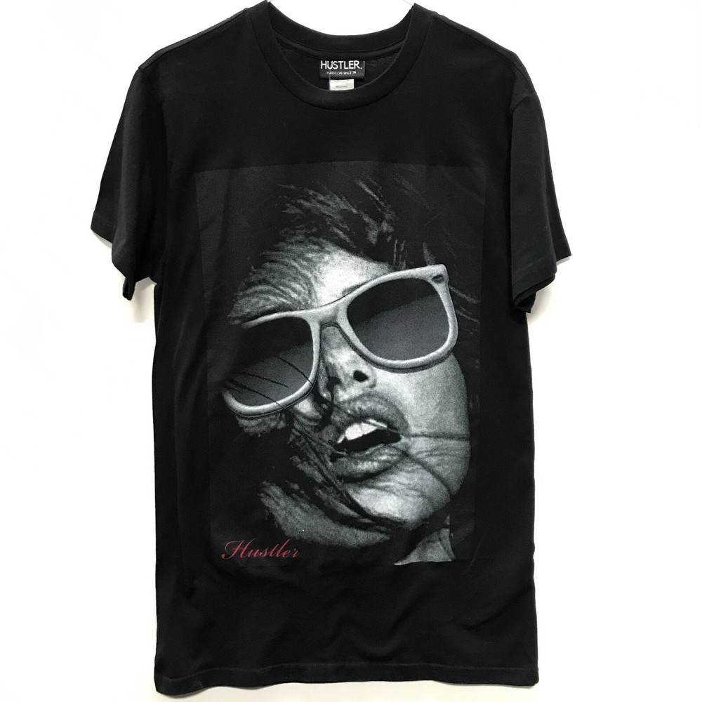 Hustler Men’s T-Shirt “Climax” Color- Black. Sold As Is,Please Read Description.