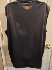 Harley-Davidson Motorcycles Cutoff Sleeveless Dri-Fit Shirt 2XL ~SEE DESCRIPTION
