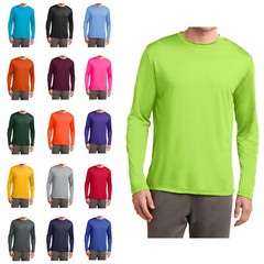Mafoose Men’s Long Sleeve PosiCharge Competitor Tee Shirt ST350LS