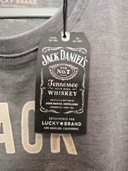 Lucky Brand Jack Daniels Whiskey Shirt Large new!!