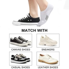No Show Socks Womens Cushioned Low Cut Athletic Liner Socks for Sneakers Foot…