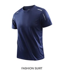 Men’s Running Quick Drying T-shirts Breathable Hiking Fishing Tees.