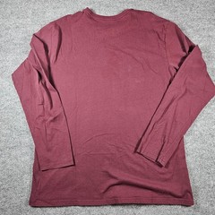 Polo Ralph Lauren Mens XL Burgundy Long Sleeve Big Pony Camo Graphic T-Shirt