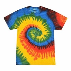 Tie Dye T-Shirts, Adult S M L XL 2XL 3XL, Multi-Color 100% Cotton